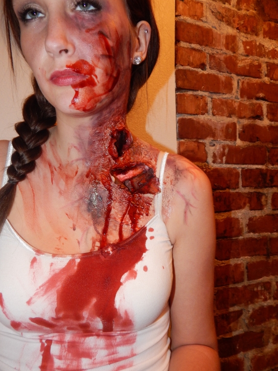 Maquillage zombie pour Halloween 2013