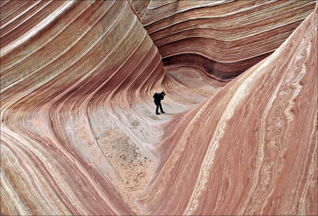 La fameuse « Wave » de Coyotte Buttes, Arizona.