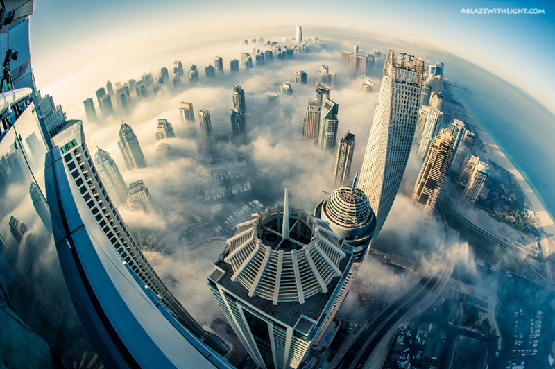 cloud-city-foggy-dubai-aerial-from-above-princess-tower