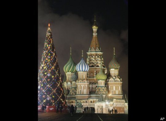 Cathédrale Saint-Basile, Moscou, Russie-Christmas Decorating Ideas-noel-idee-fête-decoration