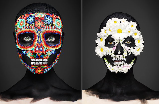 photographie-face-Make up-maquillage-gothic-mort-dead-rankin-halloween-Los Muertos