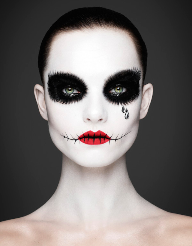 photographie-face-Make up-maquillage-gothic-mort-dead-rankin-halloween-Los Muertos