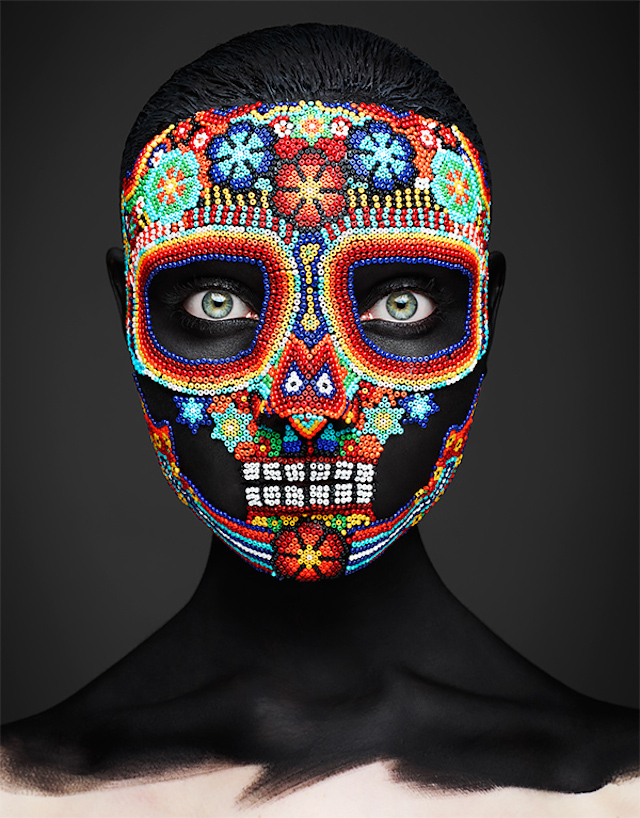 photographie-face-Make up-maquillage-gothic-mort-dead-rankin-halloween-Los Muertos