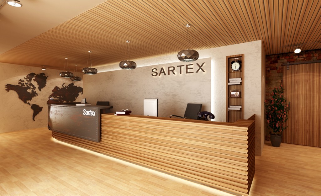 Décoration : boutique Sartex par l'architecte architecture d'intérieur Abdesslem Atti 