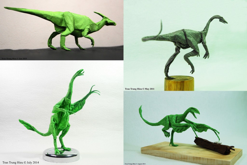 art-origami-dinasaure-adam-tran-sculpture-bricolage-art-création